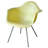 Fiberglass armchair designed by Charles Eames