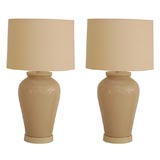 Large Scale Ginger Jar Lamps with Custom Shades