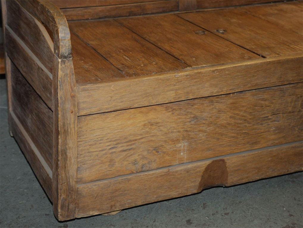 Indonesian Teak Bench with Under Seat Storage (Ref# JRM39)