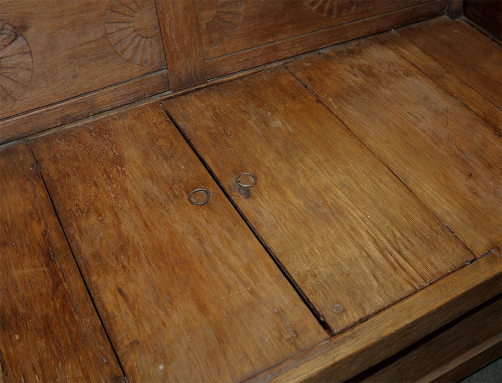 Teak Bench with Under Seat Storage (Ref# JRM39) 3