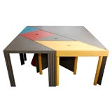 "Tangram" Modular Dining Table by Massimo Morozzi