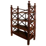 19th Century Anglo-Indian Rosewood Bookshelf