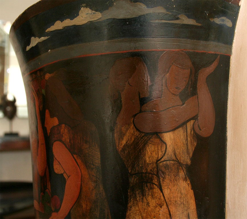 20th Century Art Deco neo-classical plaster urn
