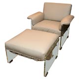 Pace Collection Chair and Ottoman