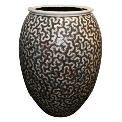 Large Stoneware Urn by Per Weiss