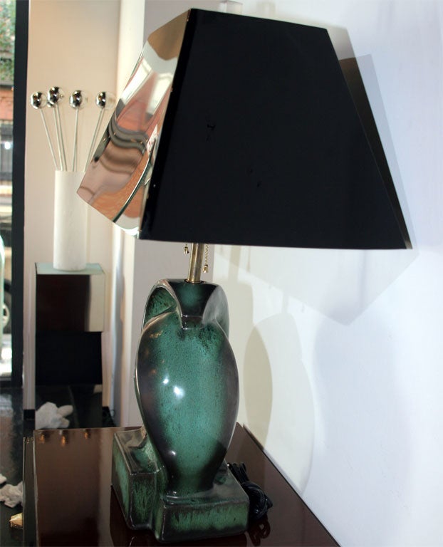 Abstract Ceramic Table Lamp For Sale 2