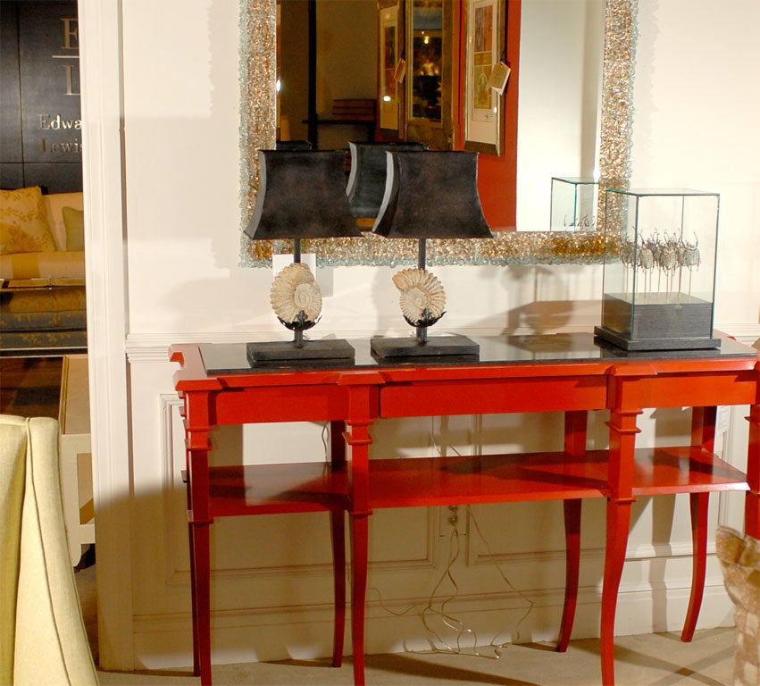 Irom Lamps with Fossil