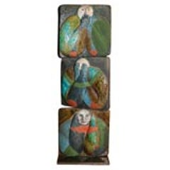"Proverb 5" Ceramic Tile Sculpture by Jean-Paul Bonnet 11
