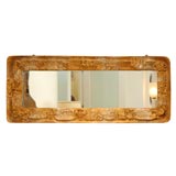 Jo Mead Primitive Wood & Plaster Mirror