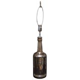 Antique Mercury Glass Lamp