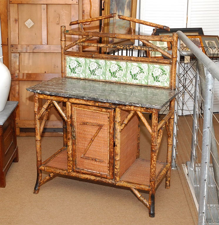 Marble Top Side Washstand