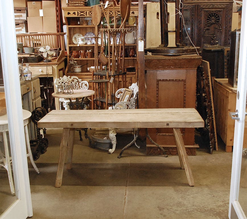 Rustic Country  Work Table For Sale