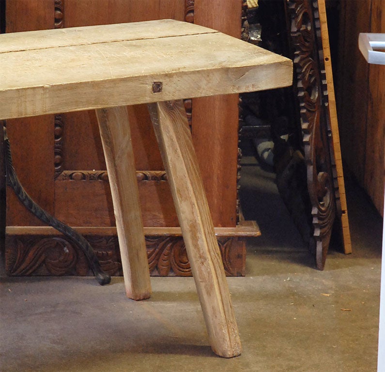 Polished Country  Work Table For Sale