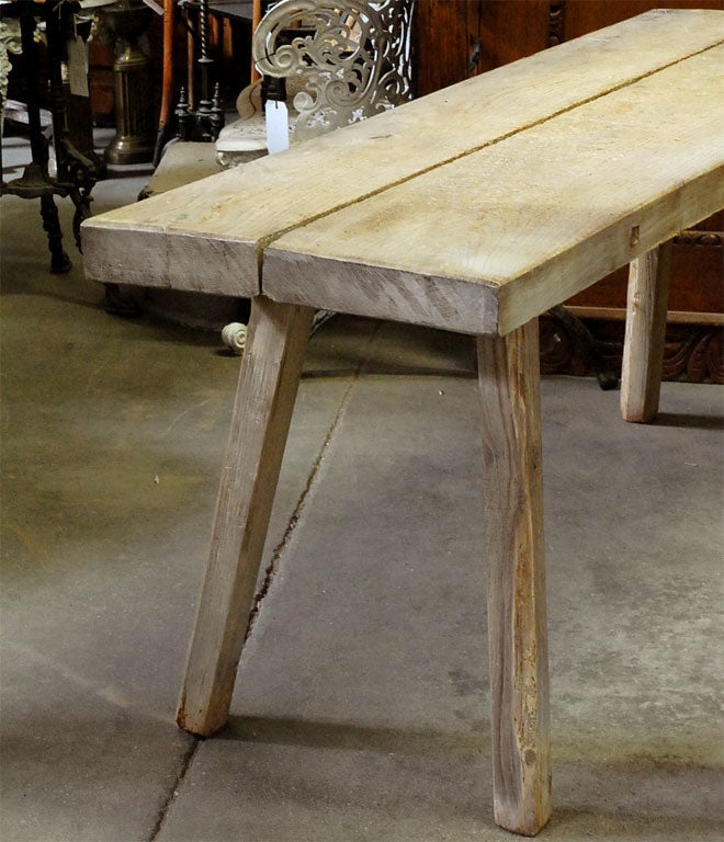 Wood Country  Work Table For Sale