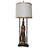 Impressive Table Lamp in the Style of James Mont