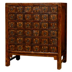 Antique Small apothercary cabinet from the Gansu Province