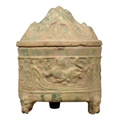 Chinese Han Dynasty Hill Burner with cover