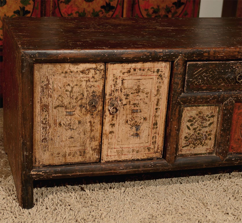 Low painted Kang table from Inner Mongolia