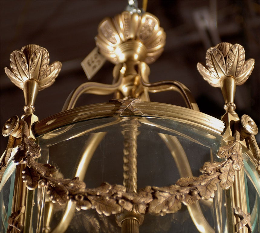 Gilt bronze lantern For Sale 1