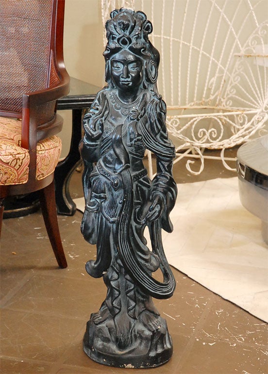 Stone Quan Yin Sculpture