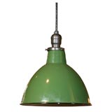 Green Enamel Pendant Fixtures