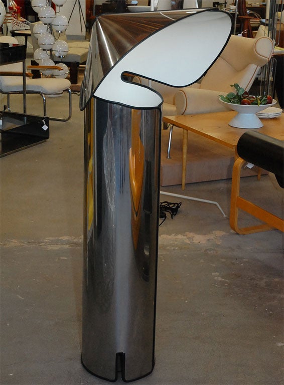 Mario Bellini floor lamp from the 60's
A second lamp is available (with clear trim.)
