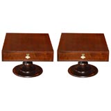 Pair Brown-Saltman Night Stands/ End Tables