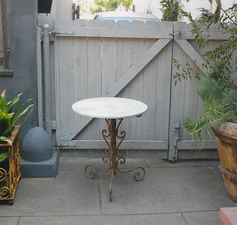 Mid 19th Century English Round Garden Table 7