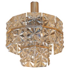 1960s Glass Chandelier