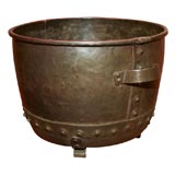 18th Copper Apple Kettle With Bronze-Like Surface