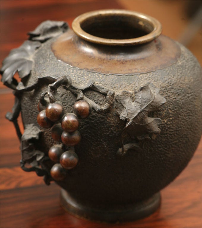 Japanese Bronze Vase 3