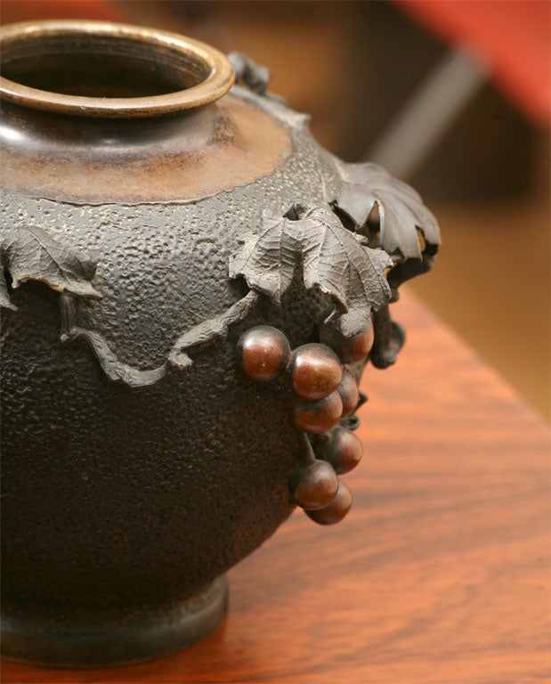 Japanese Bronze Vase 4