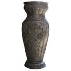 Large Japanese Bronze Vase 11