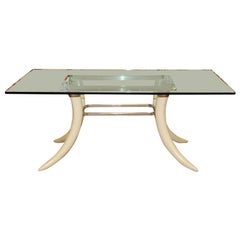 Faux Tusk Dining Table