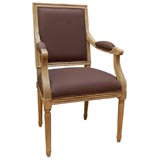 Salon Chair in Pickled Oak