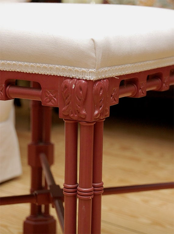 Pair of Chinoiserie Style Benches 1