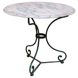 Round Marble Top Table