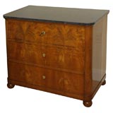 Early 19th Century Baltic Flame Walnut Commode