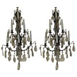 Pair of Turn of the Century Grand Scale French Sconces