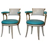 Dorothy Draper Armchairs from Fairmont Hotel