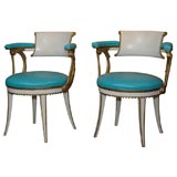 Used Dorothy Draper Armchairs from Fairmont Hotel