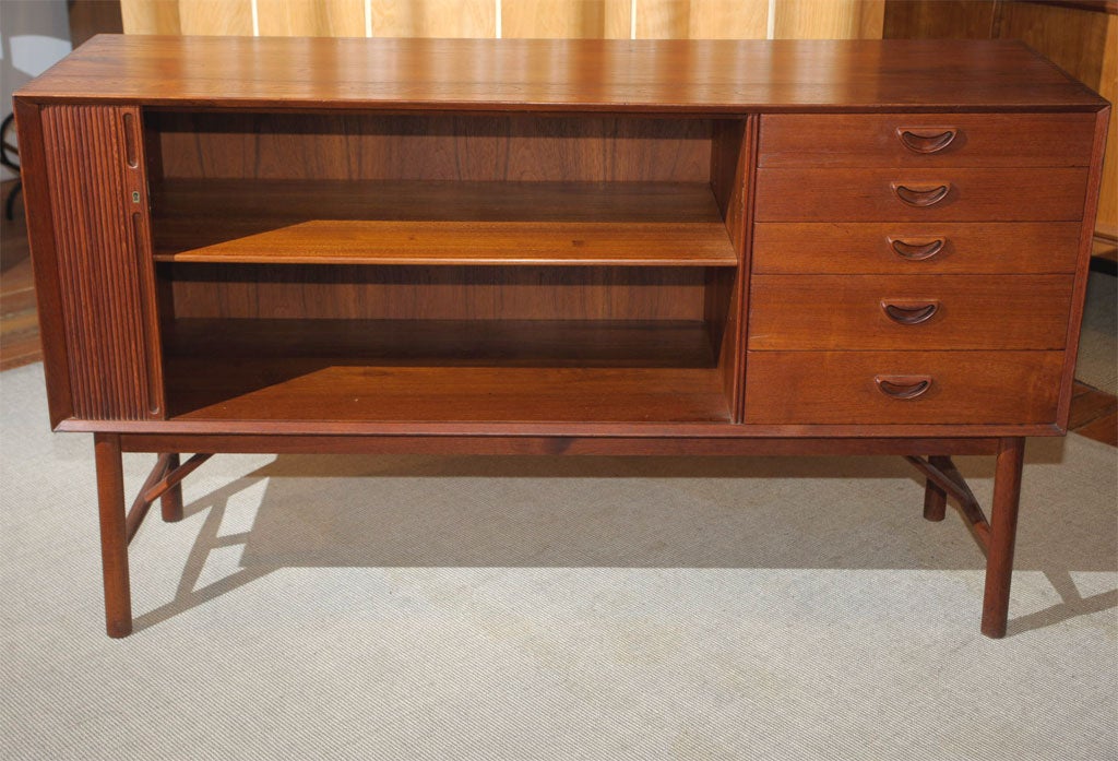 Hvidt & Molgaard Teak Credenza In Excellent Condition In San Francisco, CA