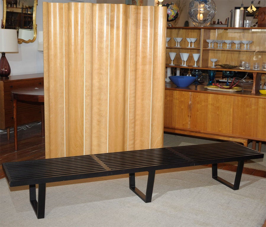 Rare George Nelson 92.5"in. Bench