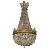 Neoclassical Style Beaded Chandelier