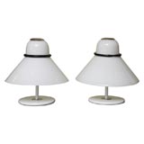 Vintage Fun Black Belt Vetrai Murano Table Lamps