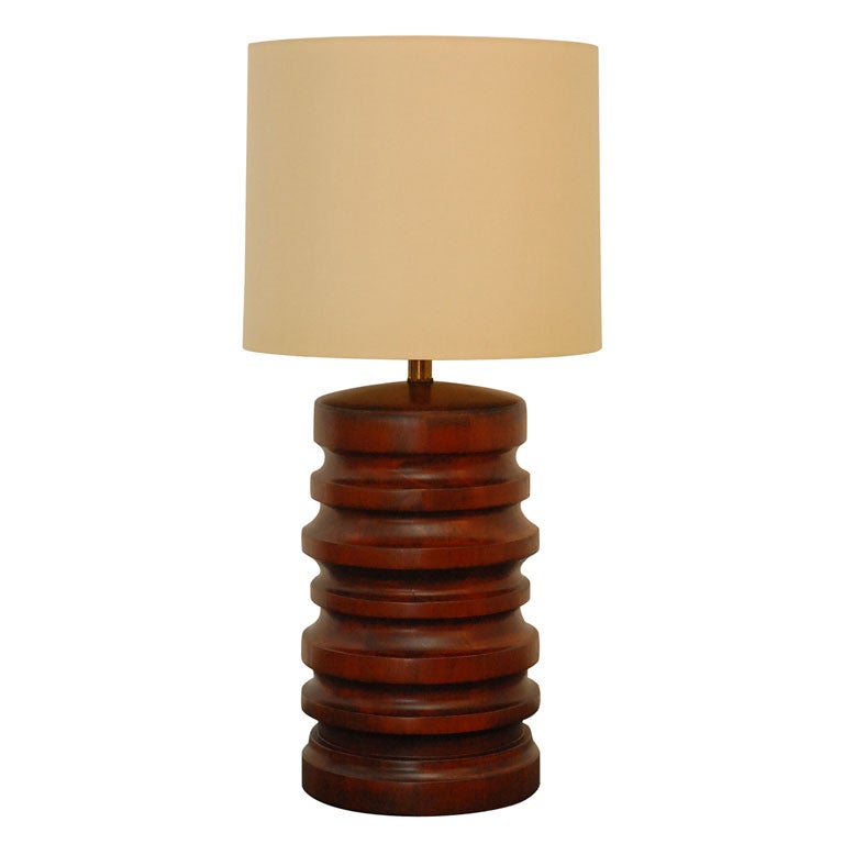 Gigantic Butcher Block Lamp