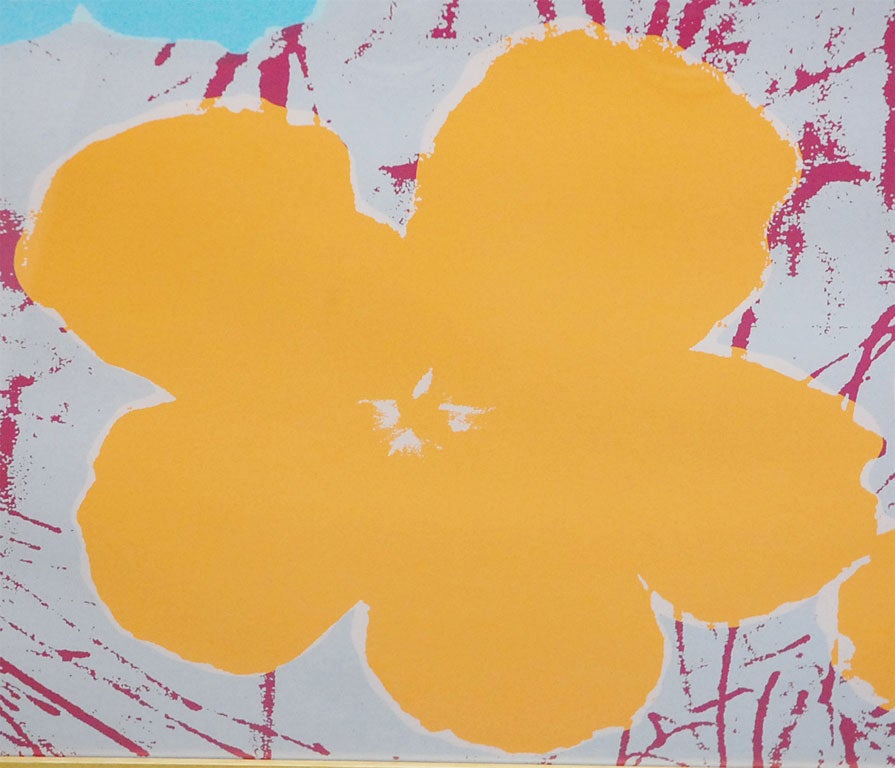 20th Century Andy Warhol  - Sunday B. Morning Flowers  (#1)
