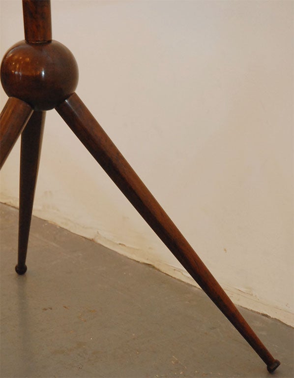 Walnut Italian Tripod Table