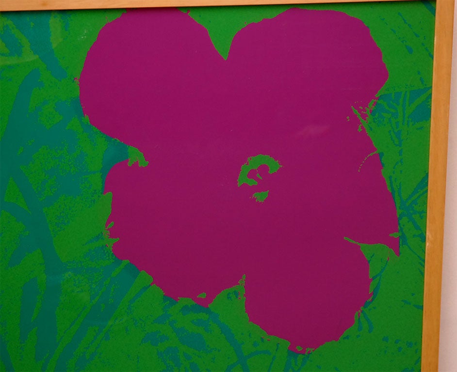 American Andy Warhol-Sunday B. Morning Flowers  (#4)