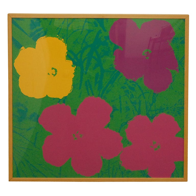 Andy Warhol-Sunday B. Morning Flowers  (#4)